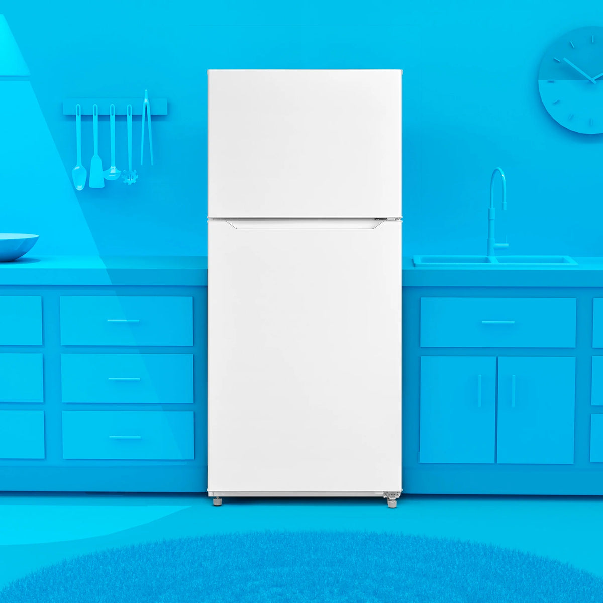 14.2 cu. ft. Top Freezer Refrigerator White F3386