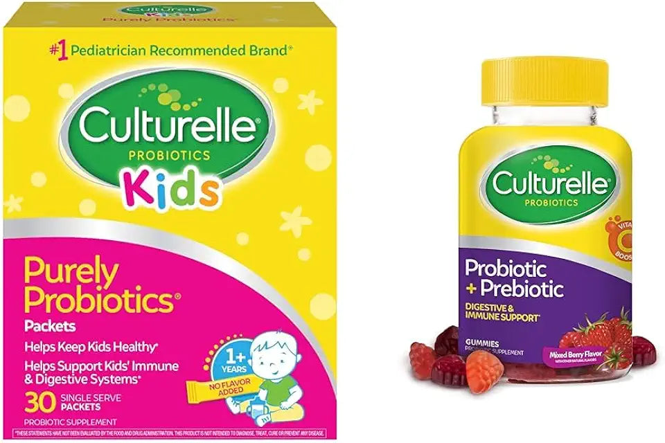 Kids Berry Flavor 52 Count Probiotic Gummies O314678