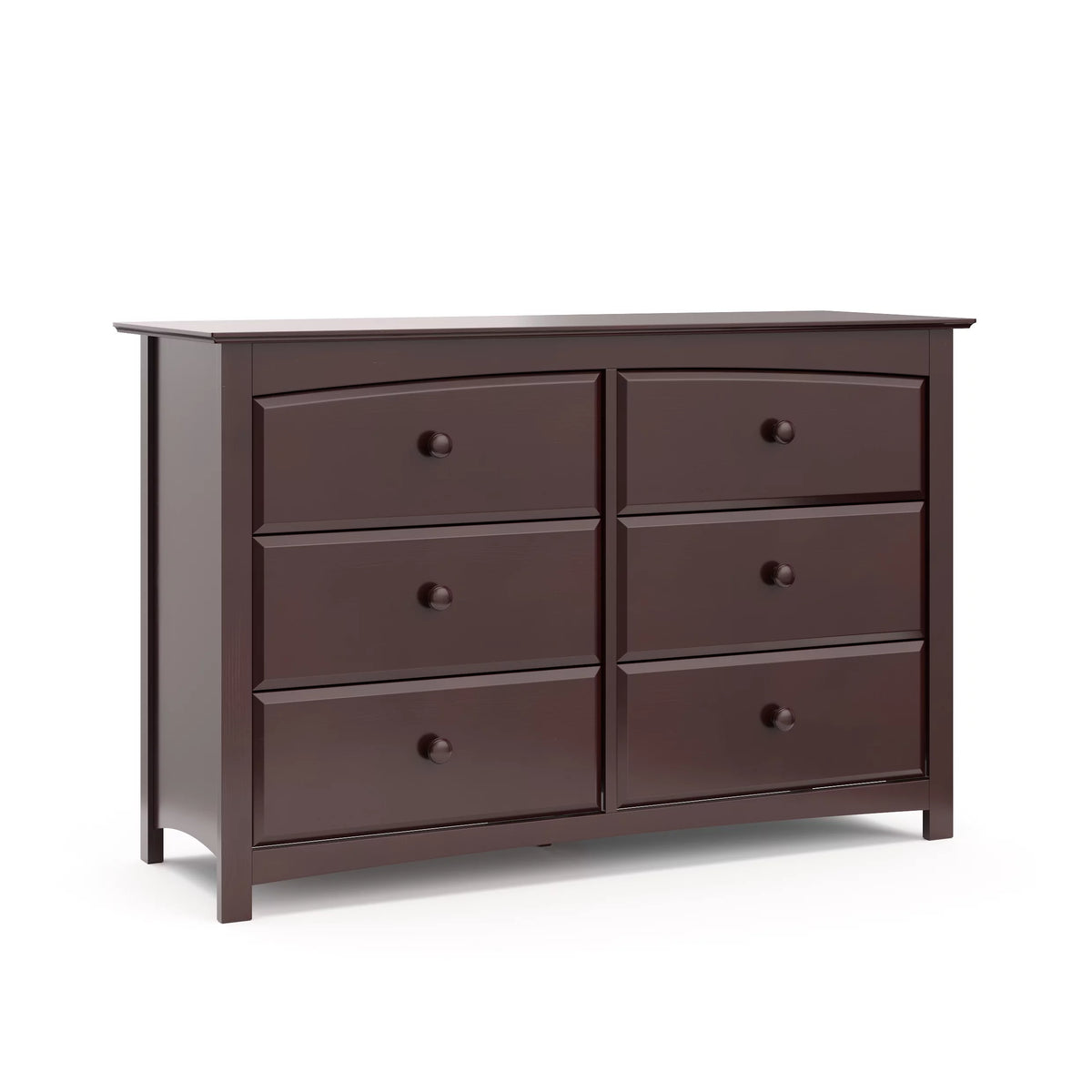 White 6 Drawer Double Dresser W659905