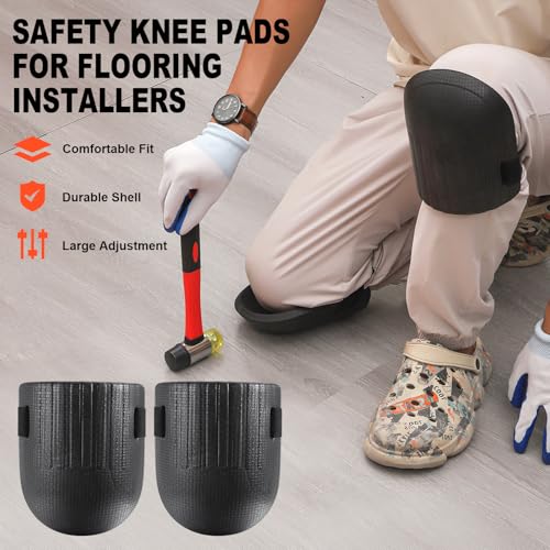 Laminate Wood Flooring Installation Hammer with Tapping Block and Knee Pad L9787