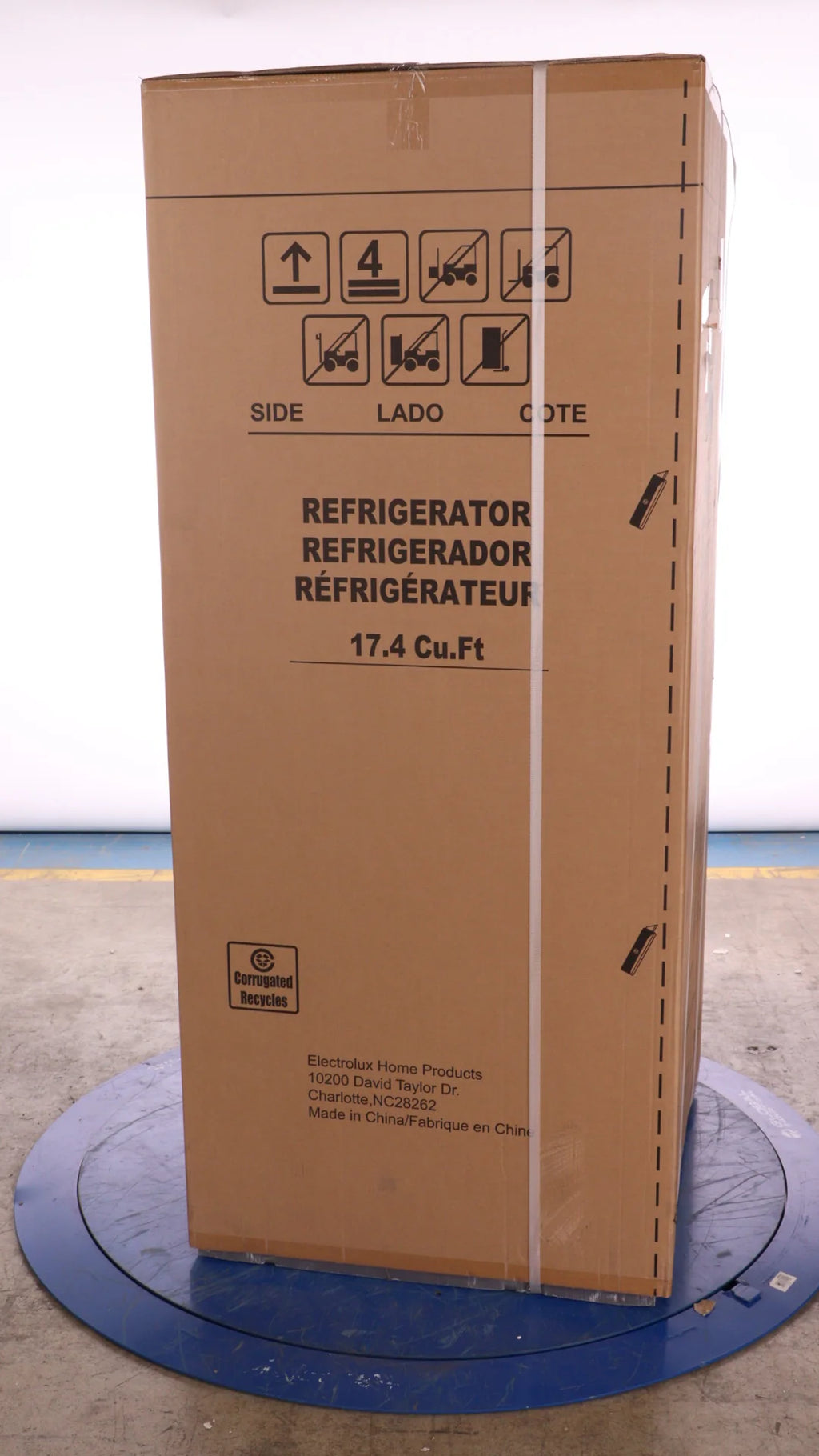 33 IN 17.4 CU FT Stainless Steel French Four Door Refrigerator J7250