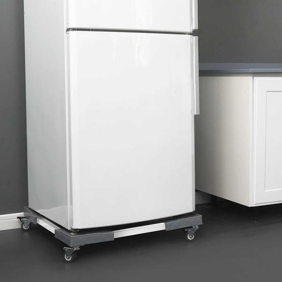 Adjustable Washing Machine and Dryer Stand with 4 Lifting Feet S9137