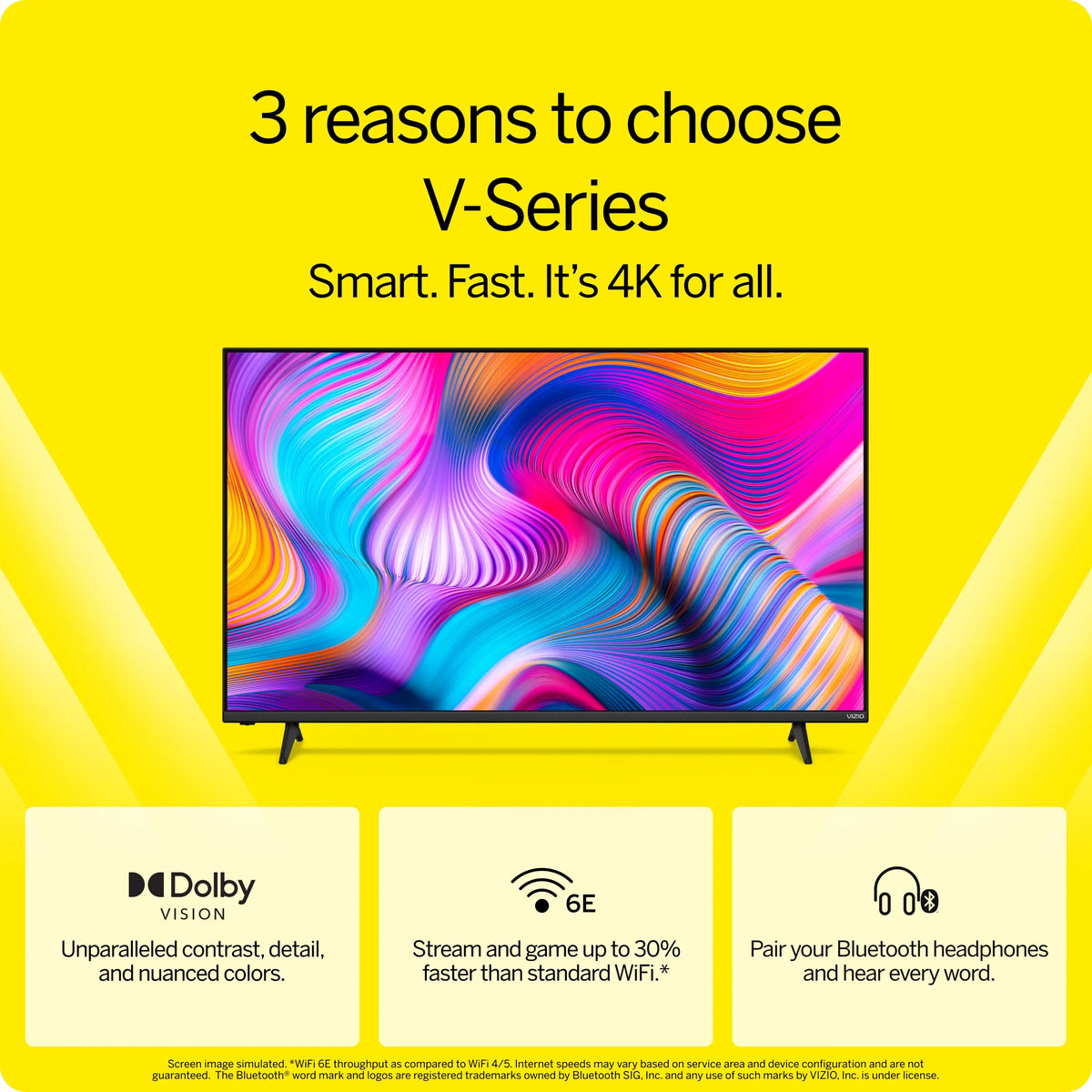 43 Class 4K LED HDR Smart TV U621408