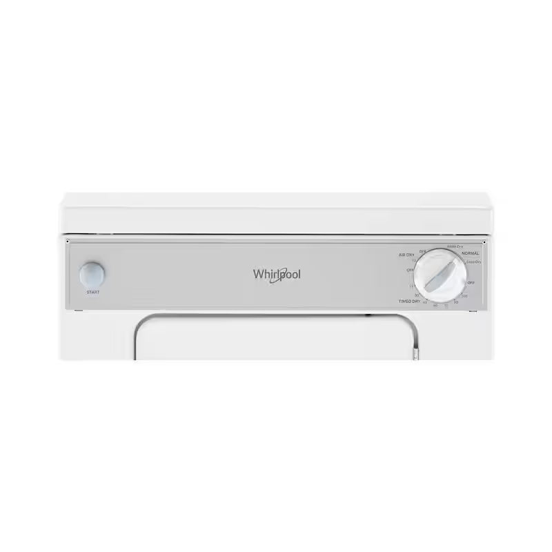 White Compact Electric Vented Dryer O830