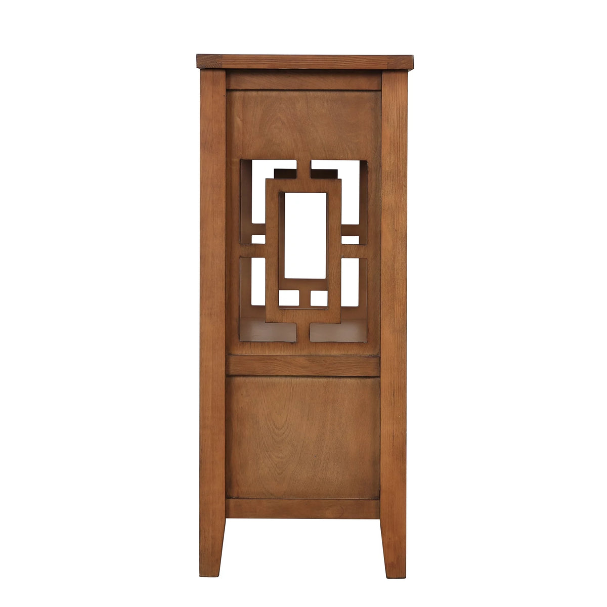 36'' Pine Wood Console Table with 4 Drawers & 1 Storage Shelf K887414