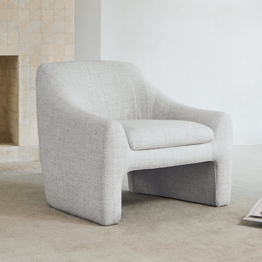Gray Upholstered Accent Chair R209493