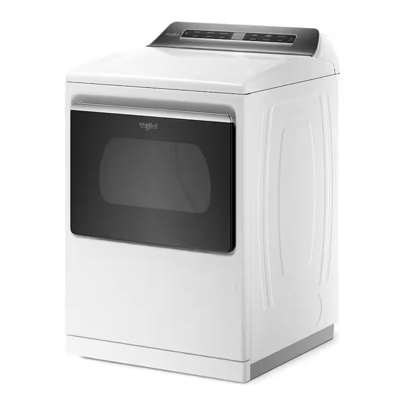 White 7.4 cu. ft. Smart Gas Vented Dryer with Steam F502247