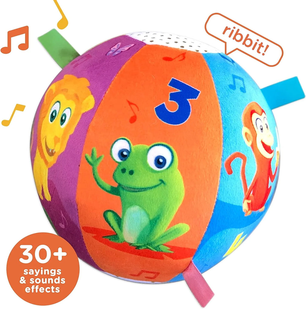 Plush Baby Ball with Music and Sound Effects Q7101