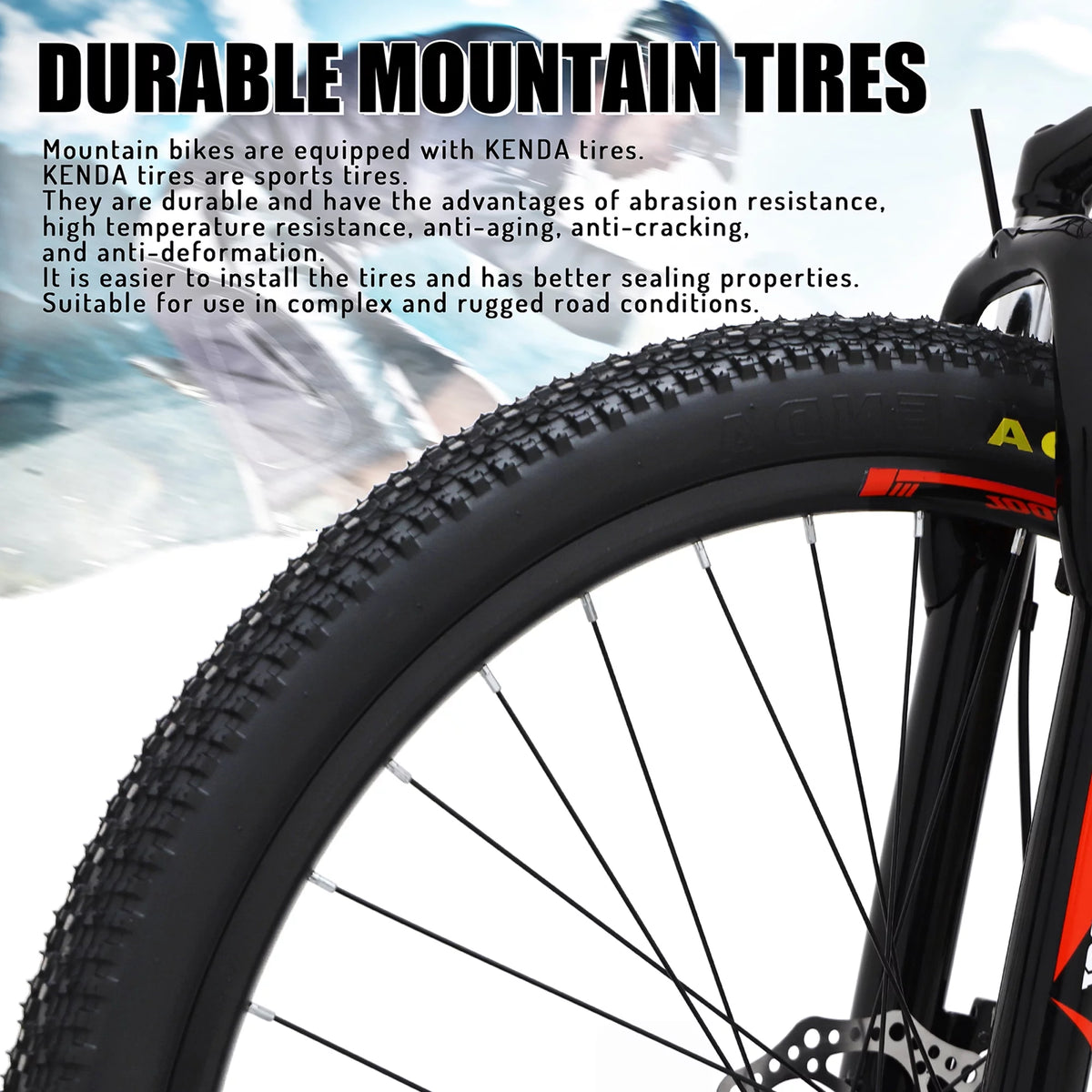 26 Inch 21 Speed Dual Disc Brakes Full Suspension Mountain Bike A9942