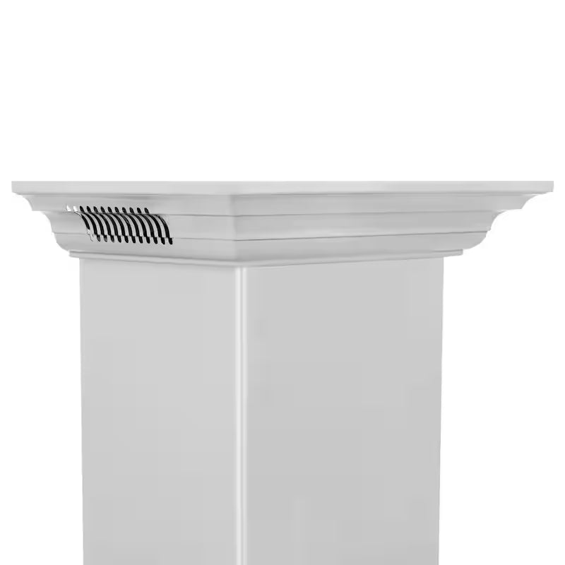 48 in. 400 CFM Ducted Wall Mount Range Hood in Stainless Steel & Glass V45705