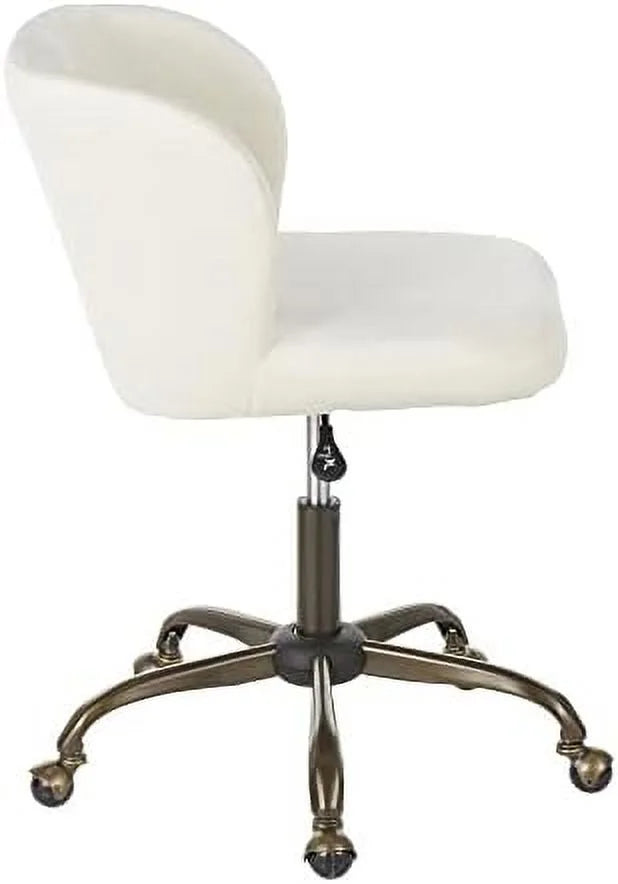 Cream Velvet Task Chair X950623